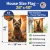Golden Fall Cairn Terrier House Flag
