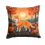 Akita Dog Fall Throw Pillow