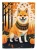 Shiba Inu Dog Fall House Flag