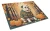 Golden Fall Bulldog Glass Cutting Board