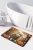 Golden Fall Bulldog Memory Foam Rug