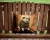 Bulldog Dog Fall Outdoor Pillow