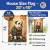 Golden Fall Bulldog House Flag