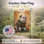Golden Fall Bulldog Garden Flag