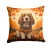 Cocker Spaniel Dog Fall Throw Pillow