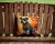Schnauzer Dog Fall Outdoor Pillow