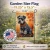 Golden Fall Schnauzer Garden Flag