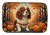 Cavalier Spaniel Dog Fall Dish Drying Mat