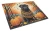Golden Fall Pug Glass Cutting Board - Black