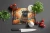 Golden Fall Pug Glass Cutting Board - Black