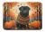 Pug Dog Fall Rug