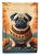 Fall Pug Garden Flag
