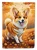 Corgi Fall House Flag