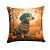 Dachshund Fall Throw Pillow