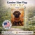 Golden Fall Chocolate Lab Garden Flag