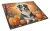 Golden Fall Australian Shepherd Glass Cutting Board