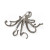 Antique Silver Octopus Figure