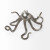 Antique Silver Octopus Figure
