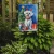 Holiday Reindeer Maltese Garden Flag