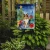 Holiday Reindeer Sheltie Garden Flag