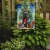 Holiday Reindeer Cairn Terrier Garden Flag