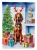 Holiday Reindeer Irish Setter Garden Flag
