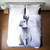 Gray Rabbit Duvet Cover - Queen