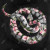 Floral Snake Throw Pillow
