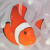 Clownfish in Coral Throw Pillow