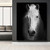 White Horse Canvas Art Print Size  -  48" x 60"