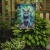 Christmas Russian Blue Cat Garden Flag