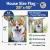 Happy Corgi House Flag