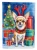 Holiday Reindeer Chihuahua House Flag