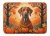 Golden Fall Rhodesian Ridgeback Memory Foam Rug