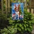 Holiday Reindeer Brittany Spaniel Garden Flag