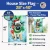 Holiday Wreath Pug House Flag