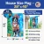 Snowy Christmas Bernese Mountain Dog House Flag