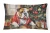 Christmas Bulldog Throw Pillow