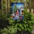 Holiday Reindeer Springer Spaniel Garden Flag