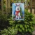 Holiday Reindeer American Eskimo Garden Flag