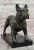 English Bulldog Bronze Statue