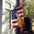 Patriotic Great Dane House Flag