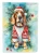 Christmas Basset Hound Flag