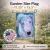 White Great Dane on Blue Garden Flag