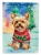 Christmas Yorkie Flag