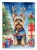Christmas Yorkie Flag