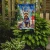 Holiday Reindeer Yorkie Garden Flag
