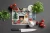 Cozy Christmas Pomeranian Glass Cutting Board