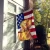 Patriotic Vizsla Dog House Flag