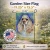 Cocker Spaniel Portrait Garden Flag